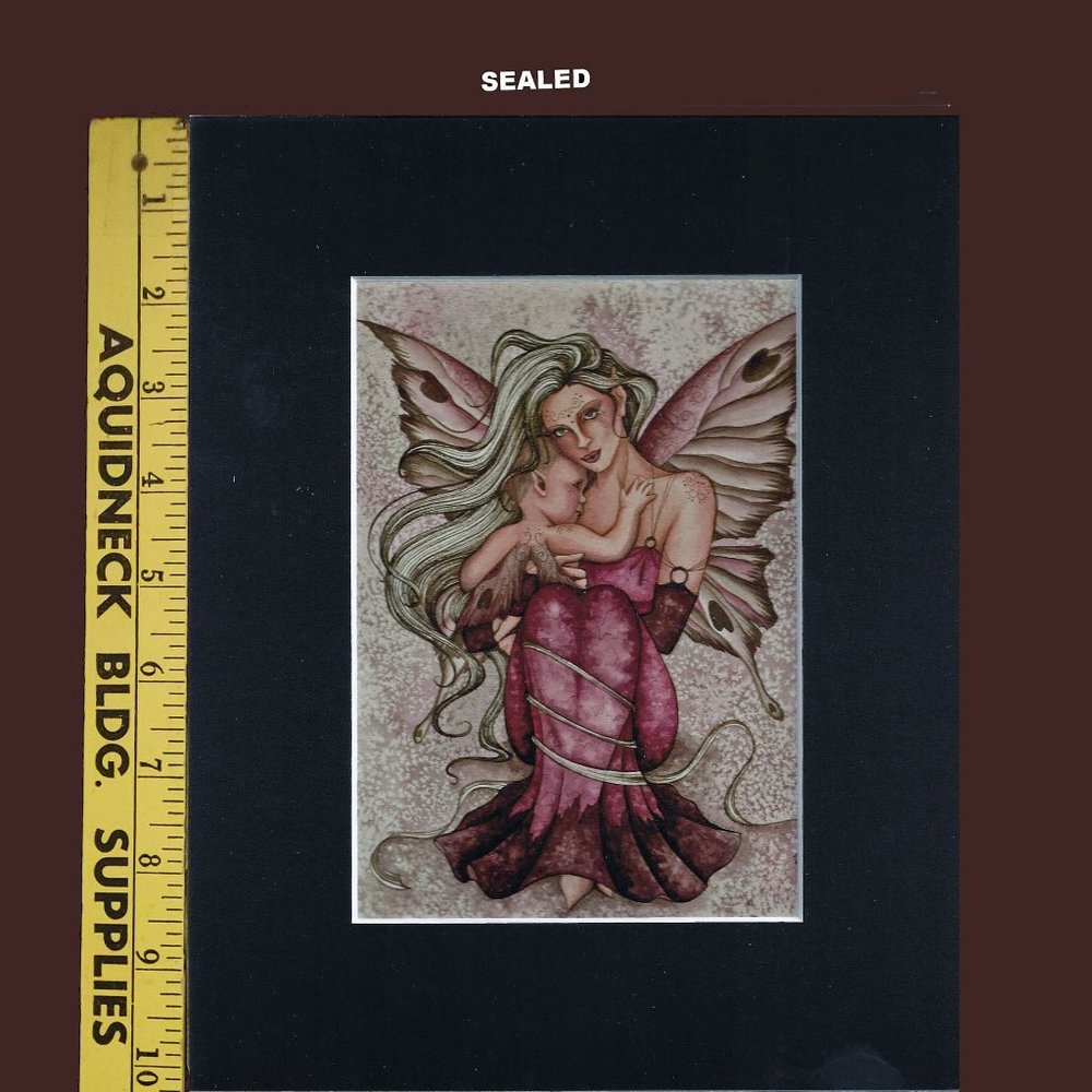 Jessica Galbreth 𝐈𝐍𝐍𝐎𝐂𝐄𝐍𝐂𝐄 Fairy Angel Enchanted Art Print 10x8 EAP3837 - Picture 5 of 8
